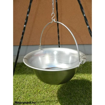 1,2mm Rozsdamentes bogrács 10 literes (Magyar)