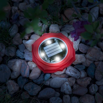 LED-es leszúrható szolár lámpa - piros - hidegfehér - 11,5 x 2,3 cm11767A LED-es leszúrható szolár lámpa - piros - hidegfehér - 11,5 x 2,3 cm11767A