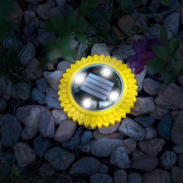 LED-es leszúrható szolár lámpa - sárga - hidegfehér - 11,5 x 2,3 cm11767B LED-es leszúrható szolár lámpa - sárga - hidegfehér - 11,5 x 2,3 cm11767B