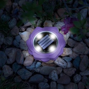 LED-es leszúrható szolár lámpa - lila - hidegfehér - 11,5 x 2,3 cm11767C LED-es leszúrható szolár lámpa - lila - hidegfehér - 11,5 x 2,3 cm11767C