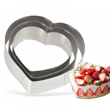 Szív alakú tortaforma 10-15-20 cm (T08110)