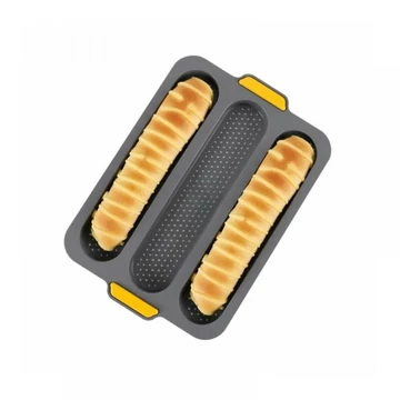 Szilikon bagett sütő 3 db-os (T10172-101720) Szilikon bagett sütő 3 db-os (T10172-101720)