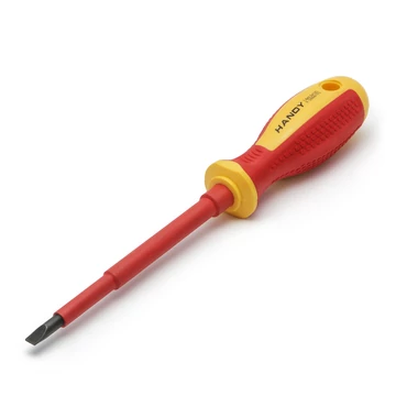 Handy szigetelt lapos fejű csavarhúzó 1000V SL5.5x125 mm 10563 Handy szigetelt lapos fejű csavarhúzó 1000V SL5.5x125 mm 10563