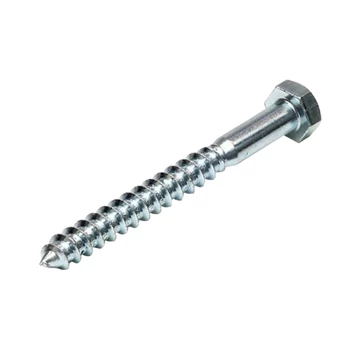 Horganyzott acél hatlapfejű facsavar (állványcsavar) 6x30 mm DIN 571 Horganyzott acél hatlapfejű facsavar (állványcsavar) 6x30 mm DIN 571