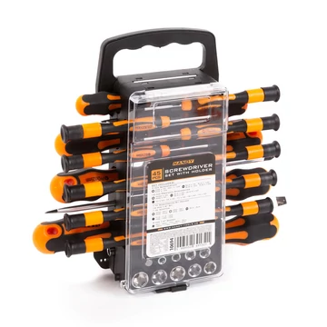 Handy 45 részes csavarhúzókészlet hordozótáskával 10694