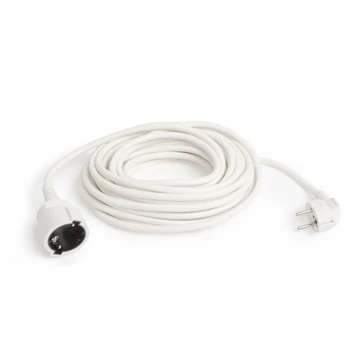 Delight PVC hálózati lengő hosszabbító 5m fehér H05VV-F 3 x 1,5 mm² IP20 20503WH Delight PVC hálózati lengő hosszabbító 5m fehér H05VV-F 3 x 1,5 mm² IP20 20503WH