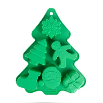 Karácsonyi szilikon sütőforma 22 x 18,5 x 2,5 cm 57273B Karácsonyi szilikon sütőforma 22 x 18,5 x 2,5 cm 57273B