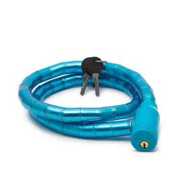 Wheel Zone görgős kerékpár lakat kék 18 mm / 100 cm 57078BL Wheel Zone görgős kerékpár lakat kék 18 mm / 100 cm 57078BL