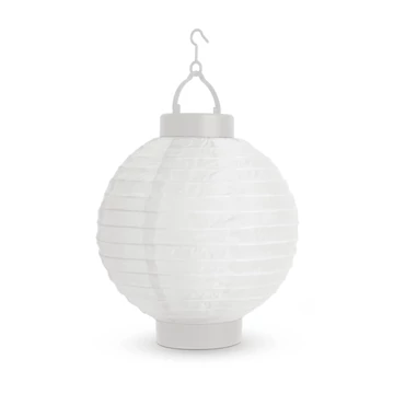 Garden of Eden szolár lampion - fehér - hidegfehér LED - 21 cm 11399F-WH Garden of Eden szolár lampion - fehér - hidegfehér LED - 21 cm 11399F-WH