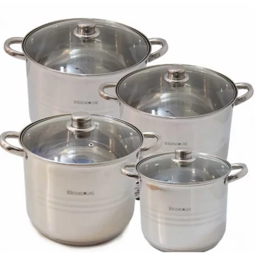 BL-1478 Rozsdamentes fazék szett 7,2-9-11-13,5 L