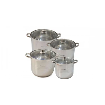 BL-1479 Rozsdamentes fazék készlet 9 - 13,5 - 16,3 - 18,5 liter