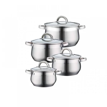 BM-15760 Rozsdamentes edényszett 4 részes 2,1l-2,9l-3,9l-5,1l