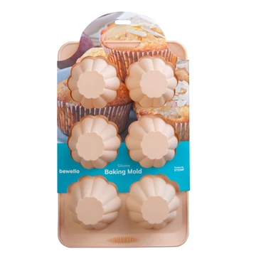 Szilikon sütőforma - muffin - 30 x 19 x 4,1 cm  57534P Szilikon sütőforma - muffin - 30 x 19 x 4,1 cm  57534P