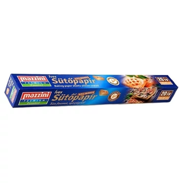 Mazzini Premium Sütőpapír Íves Szilikonos 20 Ív (38x42cm) Mazzini Premium Sütőpapír Íves Szilikonos 20 Ív (38x42cm)