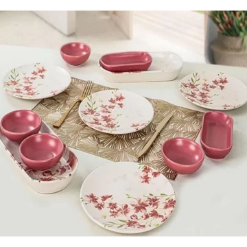 Étkészlet kerámia 12 részes Mártogatós RS