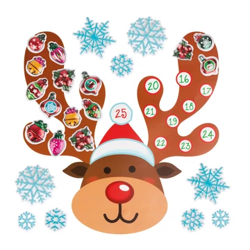 Karácsonyi öntapadós falmatrica - adventi kalendárium 58635B  Karácsonyi öntapadós falmatrica - adventi kalendárium 58635B