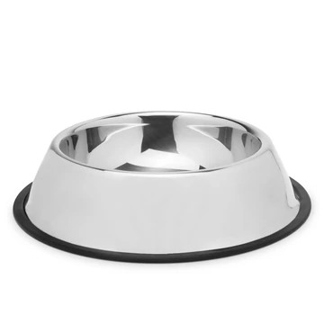 Etetőtál - 22 cm - króm Etetőtál - 22 cm - króm