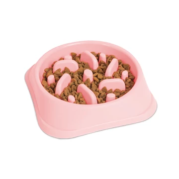 Etetőtál habzsolásgátlóval - 20 x 20 x 4,5 cm - korall Etetőtál habzsolásgátlóval - 20 x 20 x 4,5 cm - korall