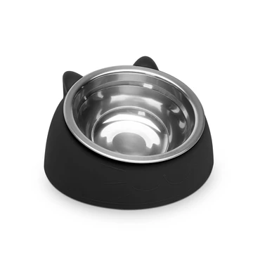 Etetőtál macskáknak - 165 x 100 mm - fekete Etetőtál macskáknak - 165 x 100 mm - fekete