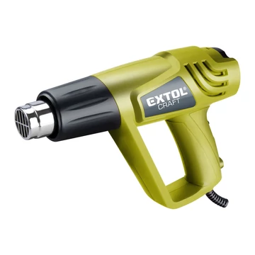 Extol Craft két fokozatú hőlégfúvó 1000W/2000W, 350/550°C, 300/500 L/perc 411013