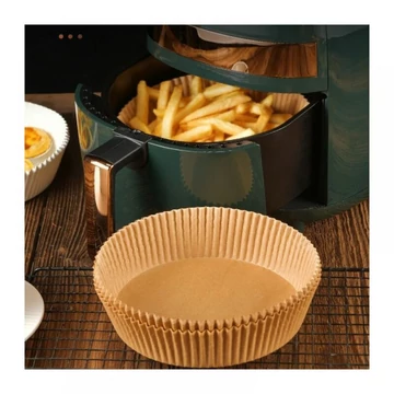 Papír sütőbetét air fryer forrólevegős sütőkhöz kerek 16cm 50 db-os Papír sütőbetét air fryer forrólevegős sütőkhöz kerek 16cm 50 db-os