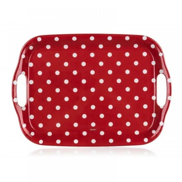 Tálca piros pöttyös FÜLES 36x25,5cm Tálca piros pöttyös FÜLES 36x25,5cm