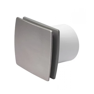 Háztartási elszívó ventilátor inox zárt előlappal 100mm EOL F10 B-INOX