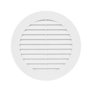 Kerek szellőzőrács szúnyoghálóval elszívó ventilátorhoz 125mm VR 125 Kerek szellőzőrács szúnyoghálóval elszívó ventilátorhoz 125mm VR 125