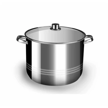 9 literes rozsdamentes fazék 24x20 cm (10340)