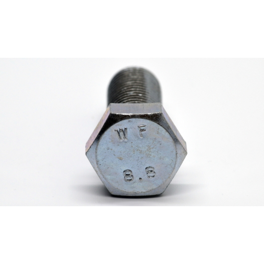 Hatlapfejű tövigmenetes metrikus HTL csavar M6x12 mm 8.8 minőség DIN 933