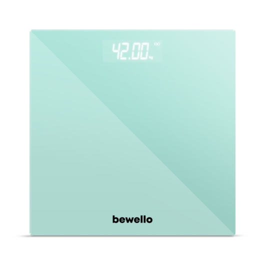 Bewello személymérleg üveg 180kg elemes BW3014
