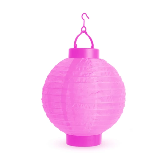 Family LED-es lampion - 1 LED - magenta - 2 x AAA 11399MG