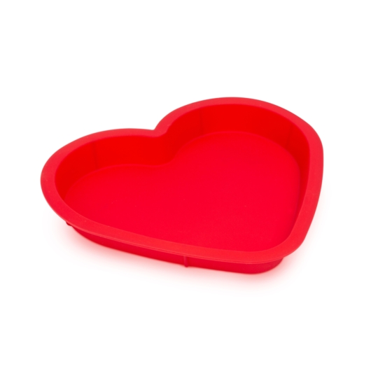 Family Pound szilikon szív alakú sütőforma - piros 57521