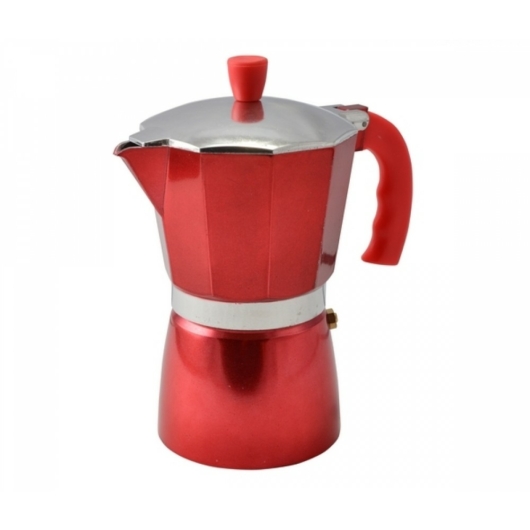 Kávéfőző 6 személyes piros (10062)