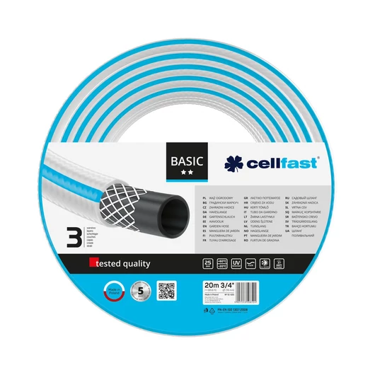 Cellfast Basic locsolótömlő 20m 3/4" 10-420