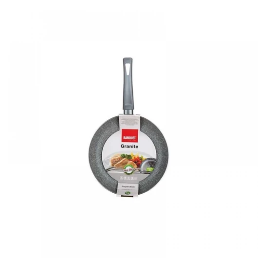 Alumínium serpenyő GRANITE PR 28x5,8cm, indukciós