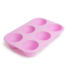 Kép 1/3 - Family muffin sütőforma szilikon rózsaszín 6 adag 57280PK