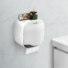 Kép 2/5 - Bewello WC-papír tartó szekrény - fehér - 200 x 130 x 205 mm BW3003