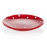 Kép 3/3 - Piros pöttyös kerámia desszert tányér 18,6cm BNQ (6/cs)