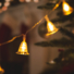 Kép 1/2 - Karácsonyi csengettyű LED fényfüzér 20 LED 2,3 méter meleg fehér 3 x AA 58216