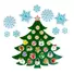 Kép 1/2 -  Karácsonyi öntapadós falmatrica - adventi kalendárium 58635A 