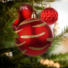 Kép 1/7 -   Karácsonyfadísz szett - gömbdísz - piros - 6 db / csomag  58763C
