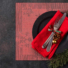 Kép 2/3 - Karácsonyi tányéralátét - 45 x 30 cm - piros 58675A