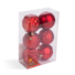 Kép 9/9 -   Karácsonyfadísz szett - gömbdísz - piros - 6 db / csomag 58762C